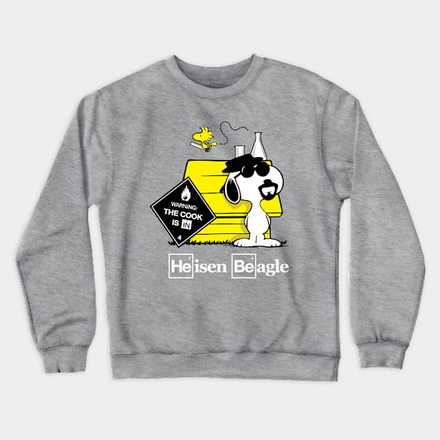 Heisenbeagle Crewneck Sweatshirt by WarbucksDesign